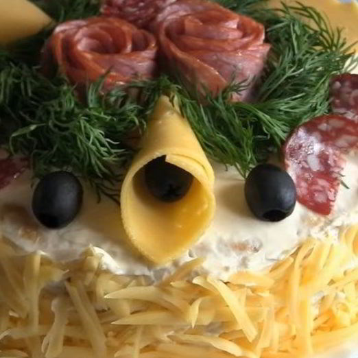 Закусочный торт Наполеон