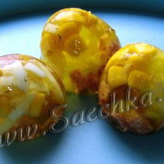 Рецепт заливного яйца фаберже