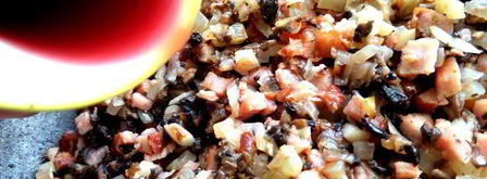 сливочный жульен с ветчиной и грибами. Шаг 12