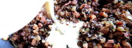 сливочный жульен с ветчиной и грибами. Шаг 13