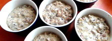 сливочный жульен с ветчиной и грибами. Шаг 17