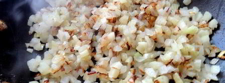 сливочный жульен с ветчиной и грибами. Шаг 3