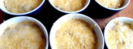 сливочный жульен с ветчиной и грибами. Шаг 22