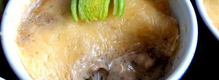 сливочный жульен с ветчиной и грибами. Шаг 24