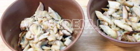 жульен из белых грибов. Шаг 5