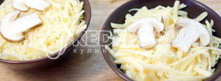 жульен из белых грибов. Шаг 7