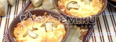 жульен из белых грибов. Шаг 8