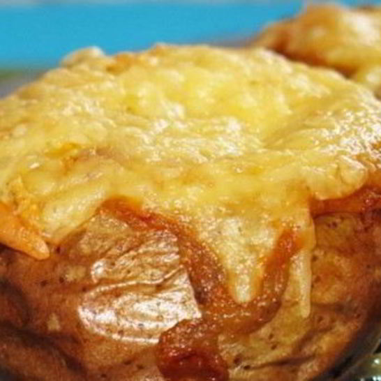 Рецепт жульена из шампиньонов в картофеле