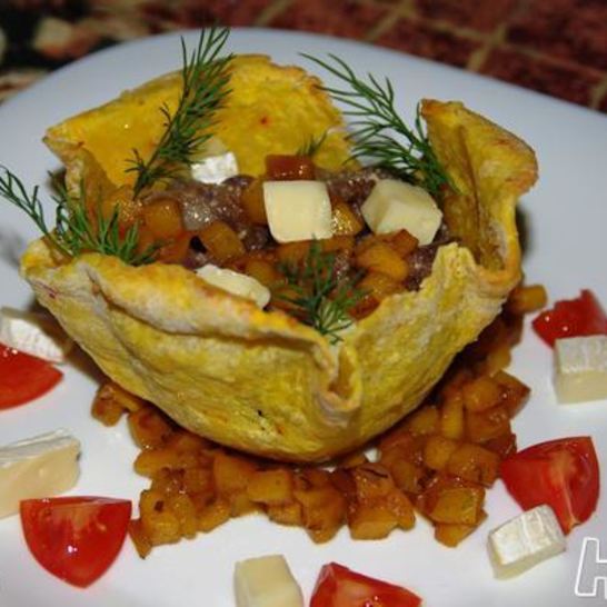 Рецепт жульена из языка на манговом чатни