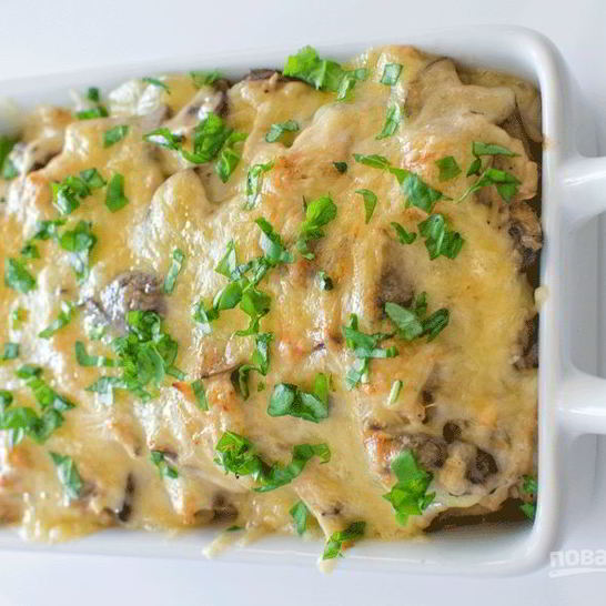 Рецепт жульена классического с курицей и грибами