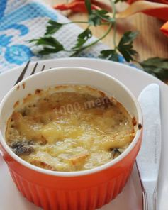 Жульен с грибами и сливками грибной