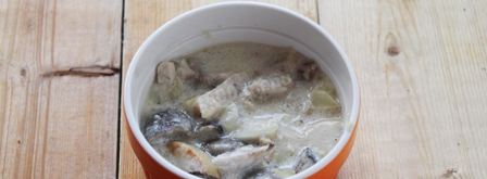 жульен с грибами и сливками грибной. Шаг 4