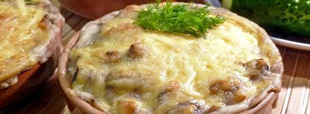 жульен с грибами и сметаной. Шаг 18