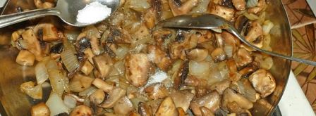 жульен с грибами и сметаной. Шаг 6