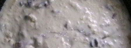 жульен с грибами на сковороде. Шаг 7