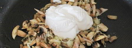 жульен с грибами в тарталетках. Шаг 5