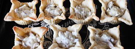 жульен с грибами в тарталетках. Шаг 6