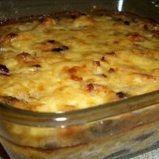 Рецепт жульена с курицей и грибами, запеченный в духовке