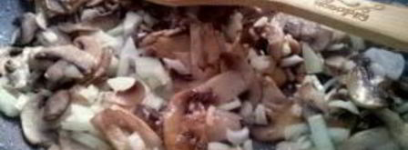 жульен с шампиньонами. Шаг 3