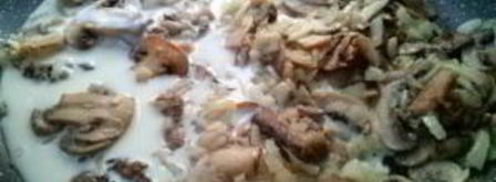 жульен с шампиньонами. Шаг 5