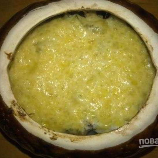 Рецепт жульена в горшочках с картошкой