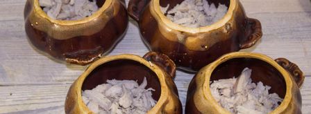 жульен в горшочке с курицей и грибами. Шаг 16