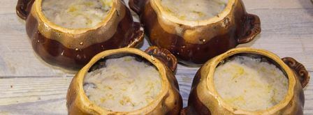 жульен в горшочке с курицей и грибами. Шаг 19