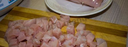 жульен в мультиварке с курицей и грибами. Шаг 4