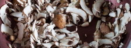 жульен в тарталетках с грибами и курицей. Шаг 8