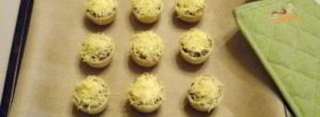 жульен в тарталетках с грибами. Шаг 7