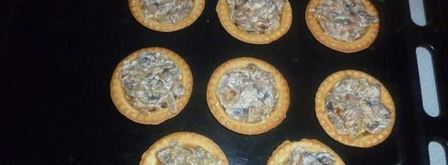 жульен в тарталетках. Шаг 6