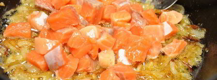 жюльен из красной рыбы. Шаг 3