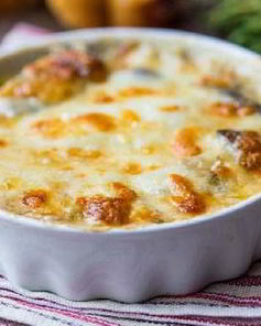 Жюльен из курицы и грибов