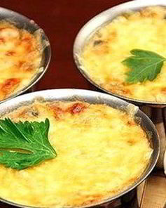 Жюльен с курицей и грибами